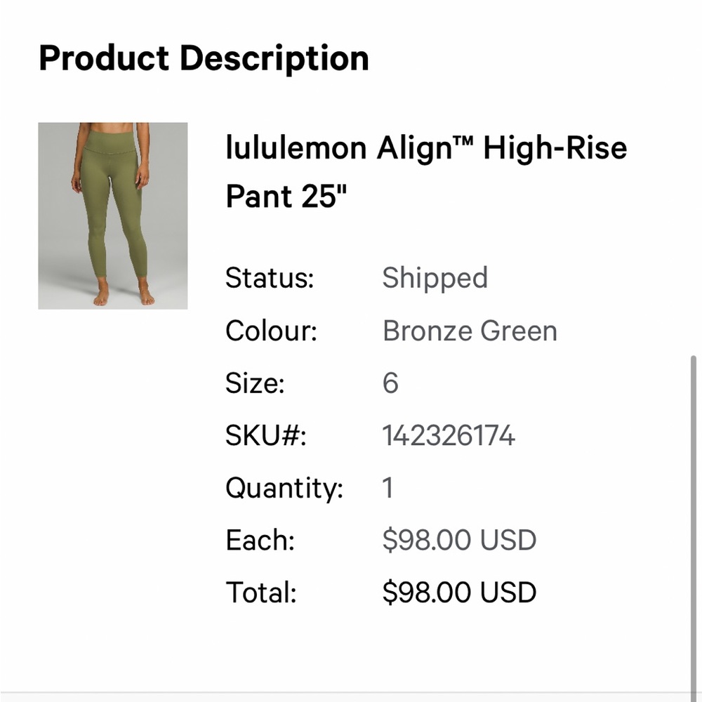 Lululemon Align leggings